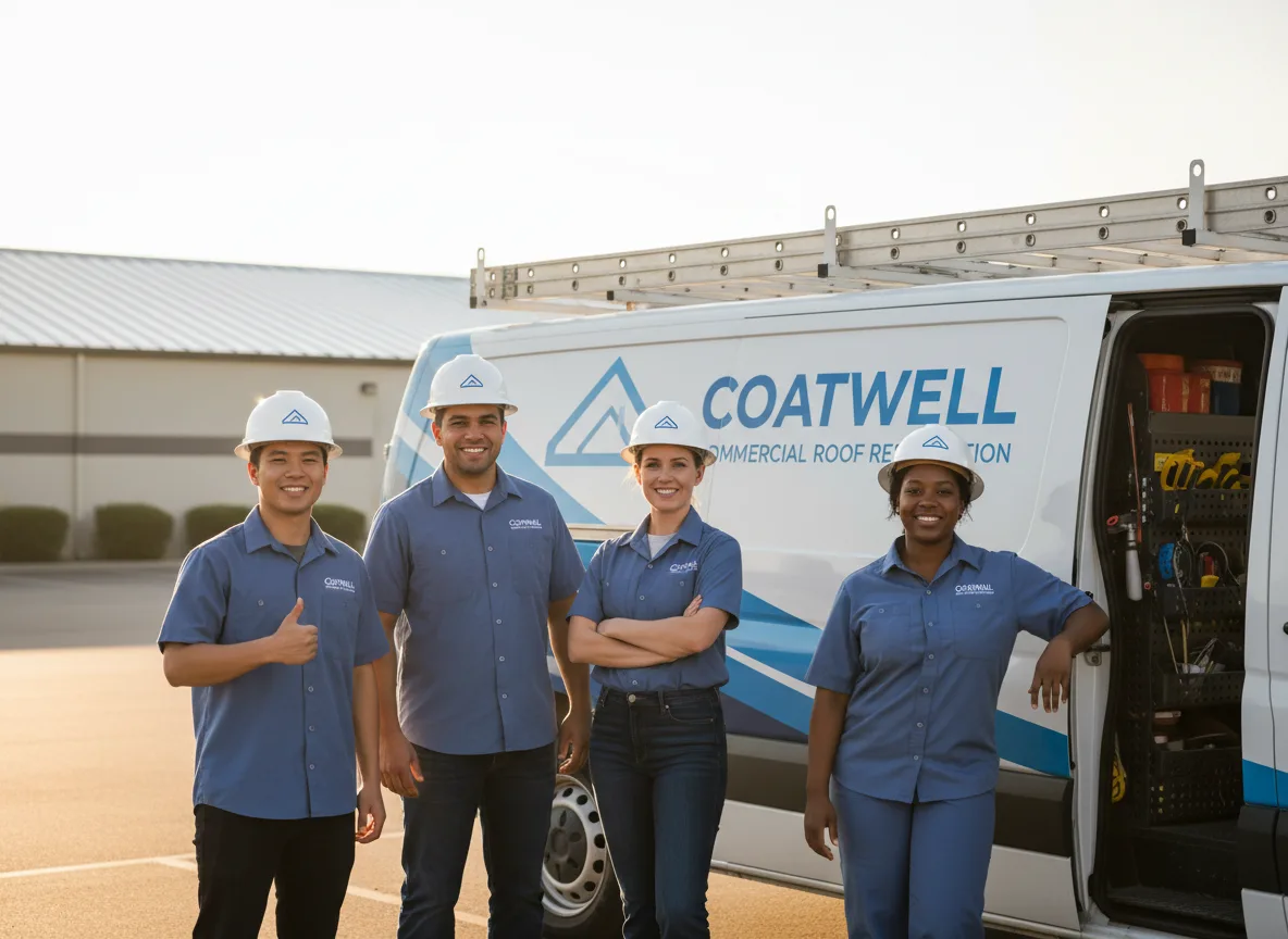 Commercial roof coating company in Fontana, WI